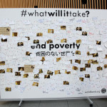People participate in What Will it Take to End Poverty campaign Photo: Simone D. McCourtie / World Bank CC:https://creativecommons.org/licenses/by-nc-nd/2.0/legalcode