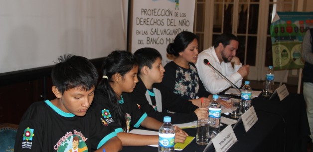 Los derechos del niño en las Reuniones del Banco Mundial de 2015 en Lima